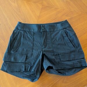 Athleta Black Cargo Shorts for Effortless Style